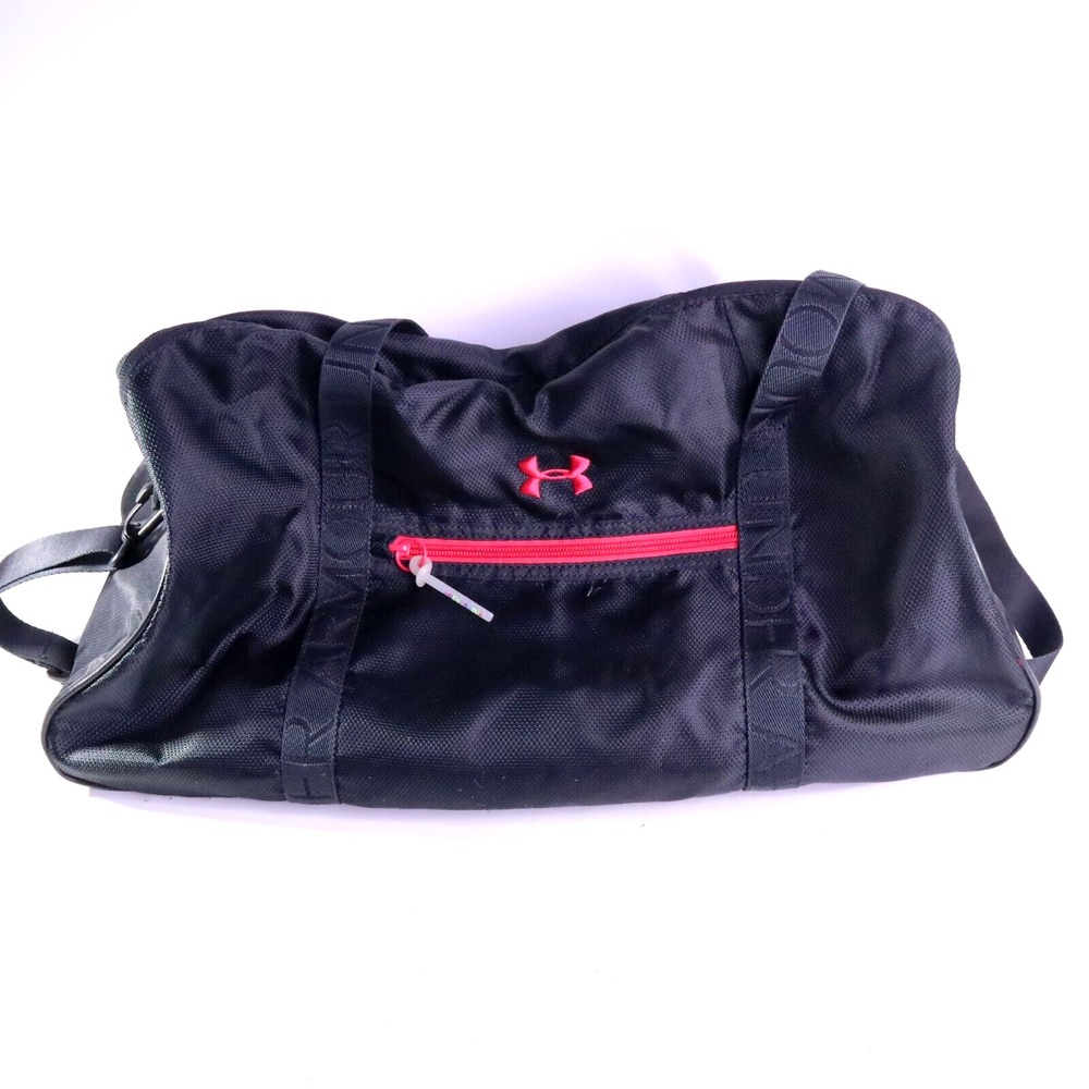 Under Armour Women's Gym Yoga Duffle Bag Black/Red 20x8 inch